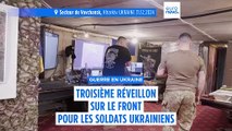 Les soldats ukrainiens célèbrent leur troisième Nouvel An sur le front