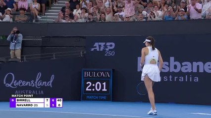 Brisbane - Birrell régale son public et élimine Navarro