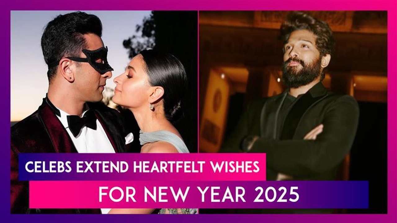 Happy New Year 2025: Alia Bhatt-Ranbir Kapoor, Allu Arjun & Other Celebs Share Heartfelt Wishes