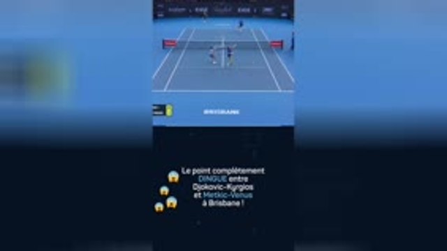 Brisbane - Le point complètement dingue en double entre Djokovic-Kyrgios et Metkic-Venus !