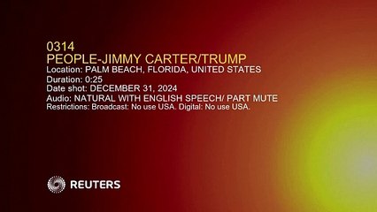 Trump says will attend Jimmy Carter's funeral
