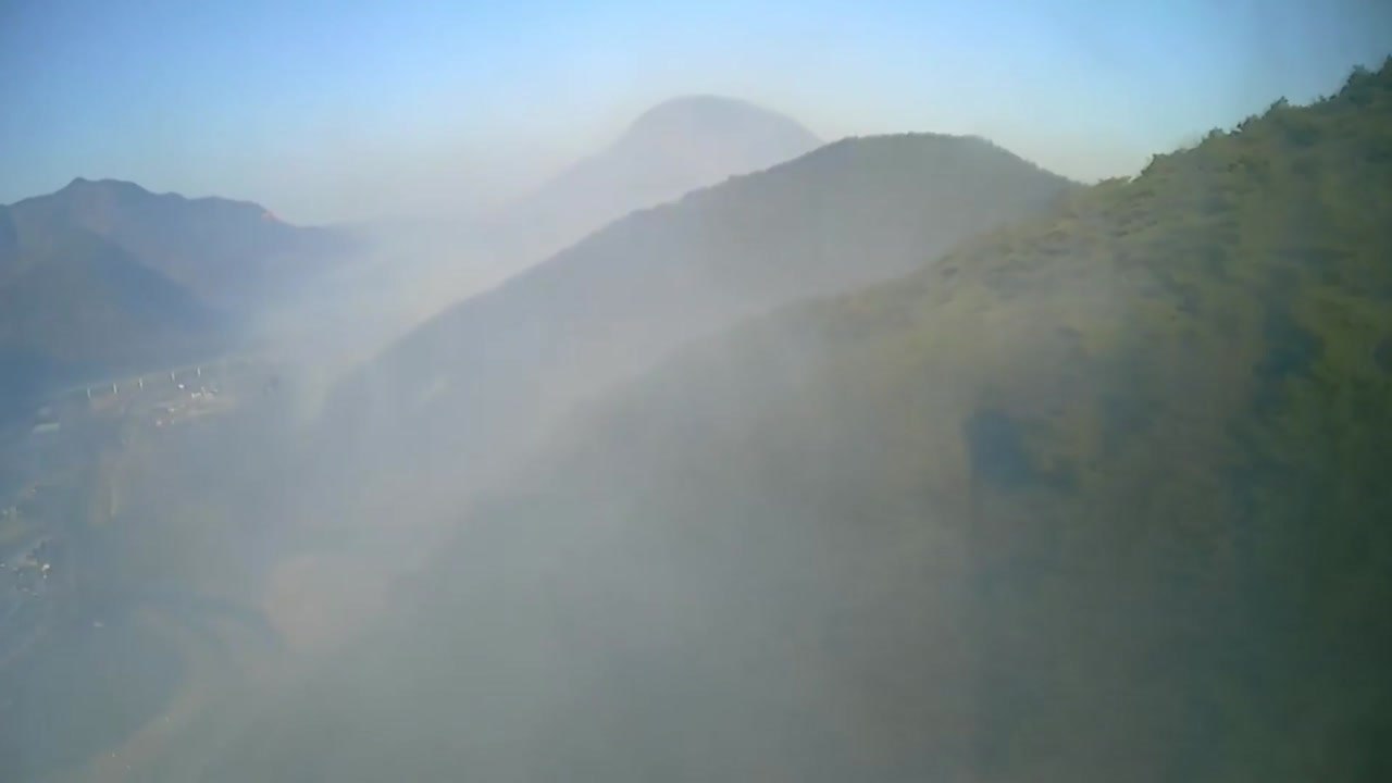 대구 군위군 산불 19시간 만에 진화...산림 14.5ha 불타 / YTN