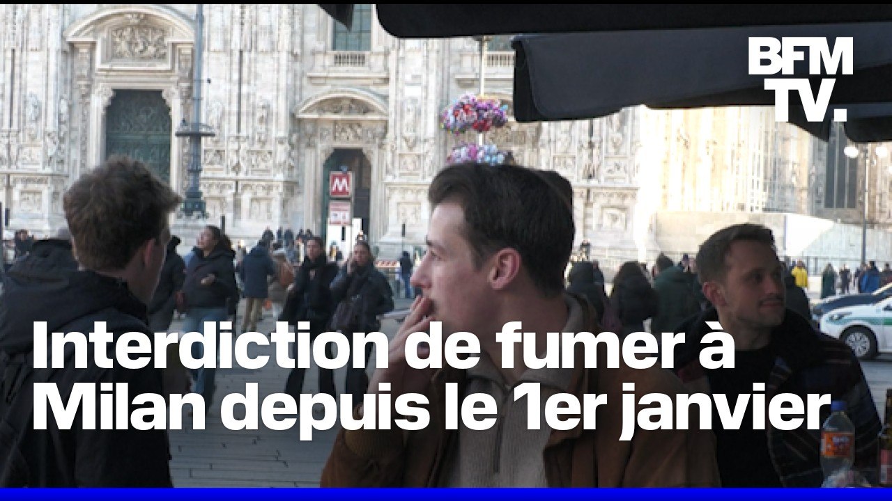 Il est interdit de fumer dans les rues de Milan depuis le 1er janvier