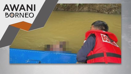 Warga emas jatuh sungai cari durian ditemukan lemas