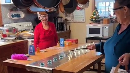 Family adds fun to Christmas parties with their exciting candle game tradition