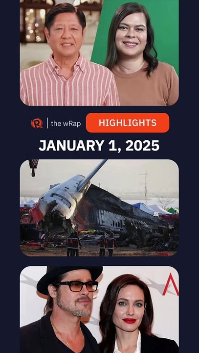 Today's headlines: Marcos & Duterte, Jeju Air crash, Brad & Angelina | The wRap | January 1, 2025