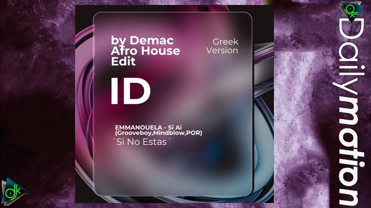 Emmanouela - Si Ai (Grooveboy, Mindblow, POR ´Si No Estas´ID by Demac Afro House Edit)
