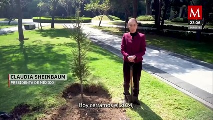 Sheinbaum desea feliz Año Nuevo 2025 a todos los mexicanos