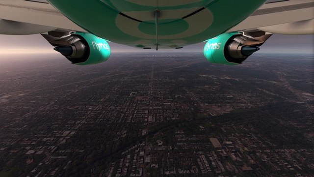 Challenging Arrival in Stormy Conditions: Flynas A320neo at Chicago O'Hare International Airport (KORD), Illinois, USA #flights #fly #flightlovers #Canada #USA #Japan #aviation #flying #FlyingLovers #aviationlovers