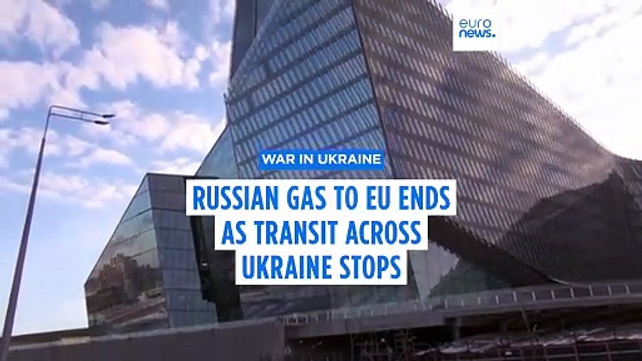 Russia to end gas supply to Europe via Ukraine as five-year transit deal expires