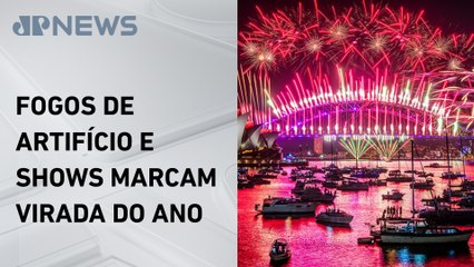 Mundo celebra chegada de 2025 com espetáculos e muita comemoração