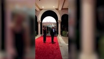 Donald Trump and wife Melania walk Mar-a-Lago red carpet at New Year’s Eve party