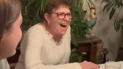 Granddaughter travels three hours in snow to surprise grandma on her birthday