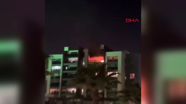 Yılbaşı gecesi atılan havai fişekler, evin balkonuna isabet etti