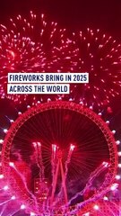 Global New Year’s Eve Fireworks Light Up the Sky