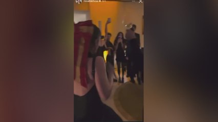 El patriótico detalle de Rosalía en la fiesta de Nochevieja de los Javis