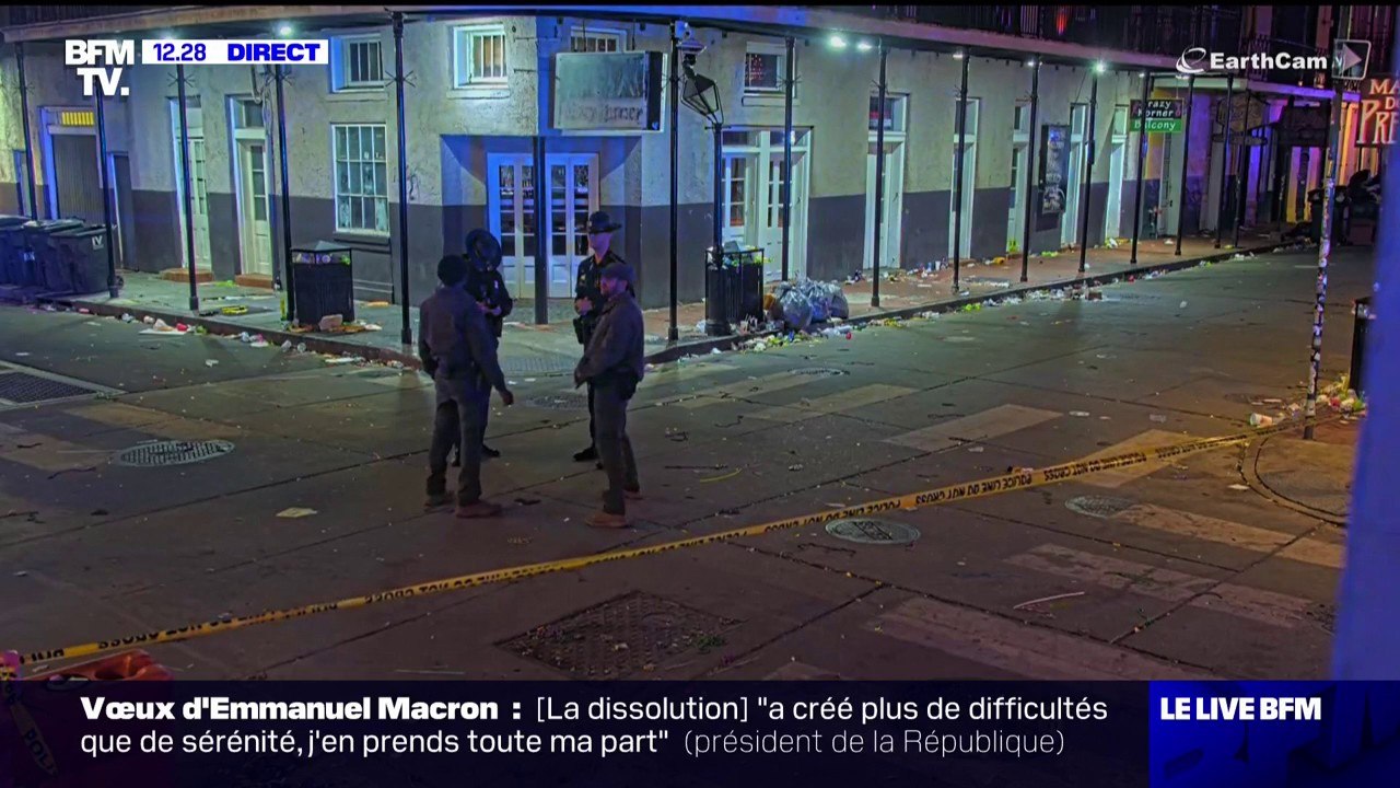 États-Unis: un automobiliste fait au moins 10 morts et 30 blessés à la Nouvelle-Orléans