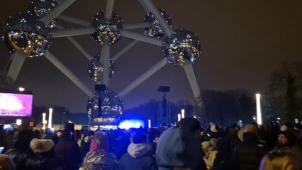 Bonne année 2025: revivez les festivités à l'Atomium à Bruxelles