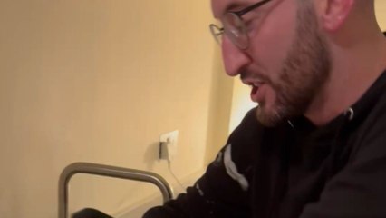 Comical scene as frozen Prosecco bottle almost floods kitchen with sparkling mess