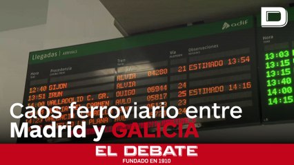 Caos ferroviario: suspendida la circulación de los trenes Avril que unen Madrid con Galicia y Asturias por un fallo informático