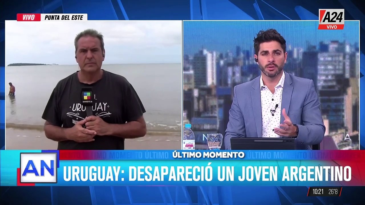 Joven argentino desaparecido tras ingresar al mar en Punta del Este durante celebración de Año Nuevo