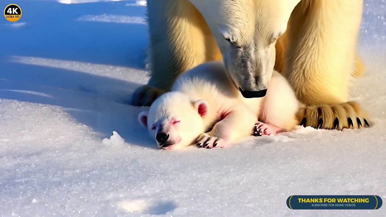 The Arctic’s Maternal Guardians, Polar Bear Mothers in Extreme Conditions_