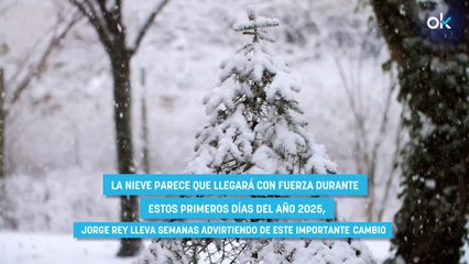 Jorge Rey confirma la llegada de una gran nevada histórica