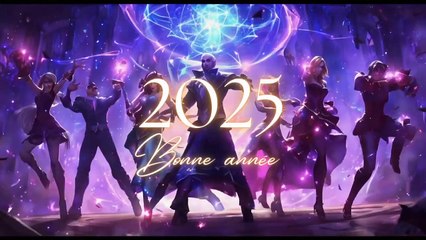 Étoiles dansantes (bonne année 2025) clip réalisé par IA @chezkahina