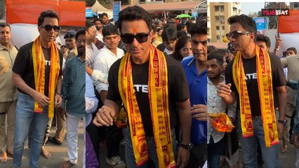 Sonu Sood ने नए साल के मौके पर Siddhivinayak Temple में किए दर्शन, Actor का Latest Video हुआ Viral