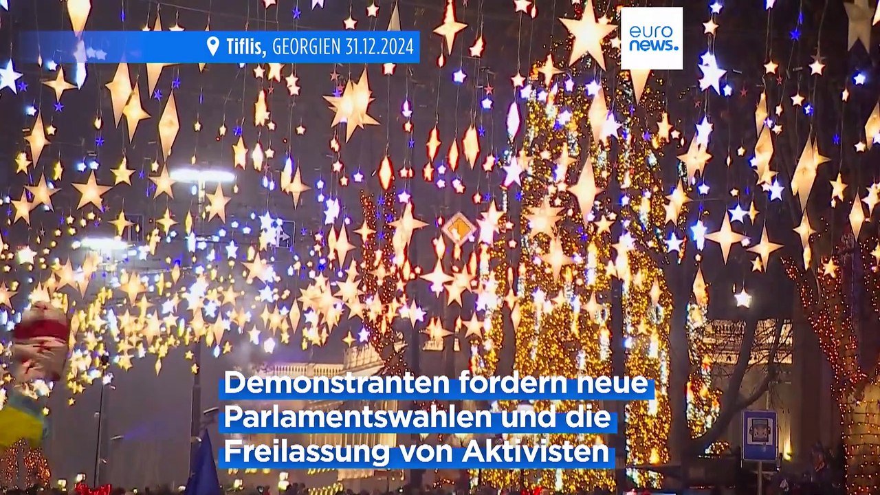 34. Protesttag in Georgien: Zehntausende wollen eine Zukunft in der EU
