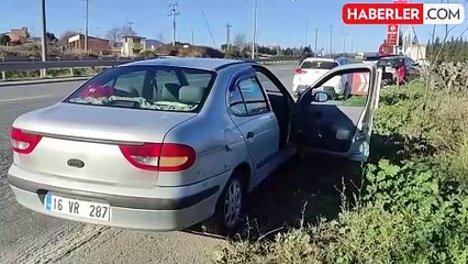 Bursa'da Şerit Değiştiren Otomobil Motosiklet Sürücüsüne Çarptı: 1 Ölü