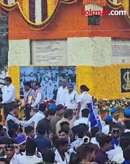 कोरेगाव भीमा; विजयस्तंभाला अभिवादन करण्यासाठी लाखो अनुयायांची गर्दी