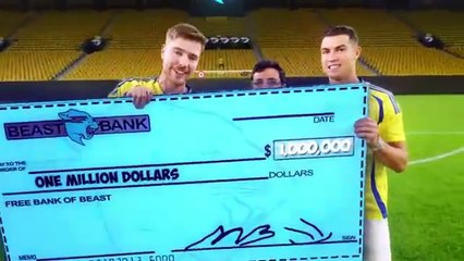 Msbeast VS Ronaldo gaming to win 1,000,000 2025