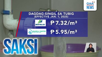 Taas-singil sa tubig ng Maynilad at Manila Water, ipinatupad na ngayong araw; MERALCO, may nakaambang dagdag-singil | Saksi
