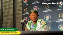 Oregon Ducks Tez Johnson On Will Stein Crazy Plays: Ohio State Rose Bowl