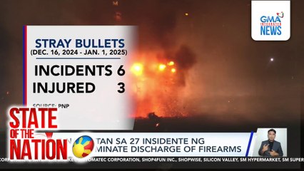 Lalaki, patay matapos masabugan sa mukha ng paputok | SONA