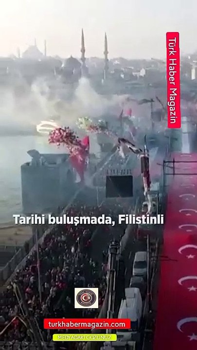 Tarihi buluşmada: Filistin'li çocuklar için gökyüzüne yüzlerce balon bırakıldı...