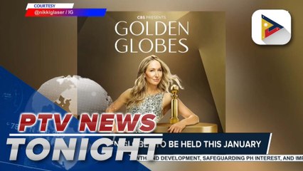 82nd Golden Globes to be held this January