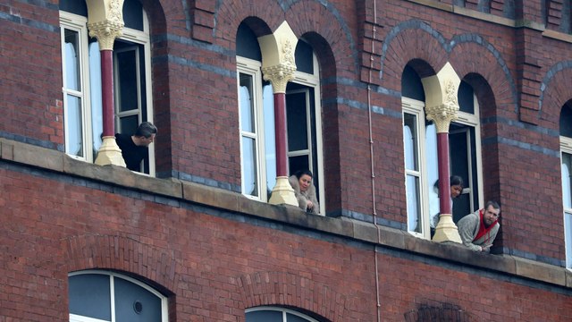 Fire brigade rescue flooded residents as North West of England hit by deluge