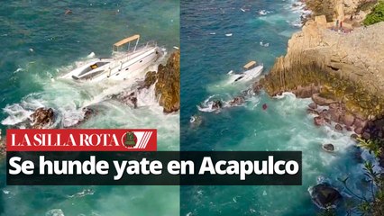 Yate se hunde en Acapulco