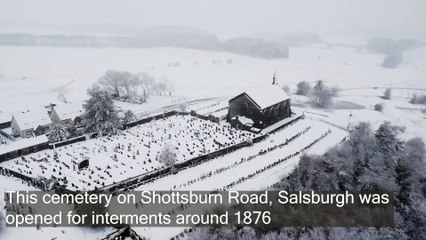 A snowy Kirk O'Shotts Parish Church on New Year's Day