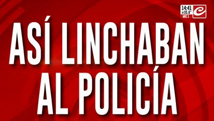 Así linchaban al policía que atropelló y mató a una mujer