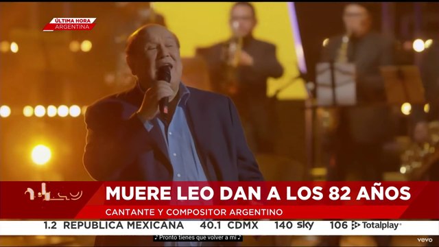 🚨¡Última Hora! Muere el cantante y compositor argentino Leo Dan