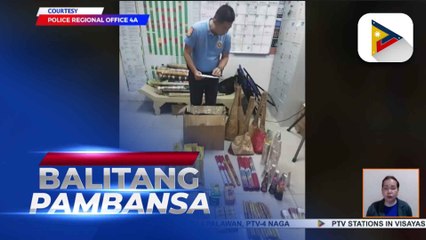 Humigit-kumulang 43-K assorted na illegal firecrackers, nakumpiska ng mga awtoridad sa CALABARZON