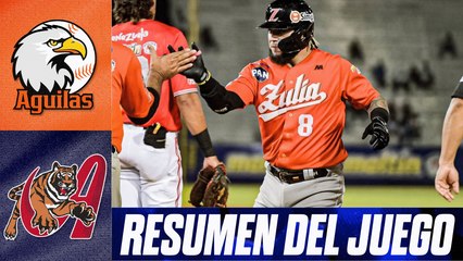 Resumen del juego Águilas del Zulia vs Tigres de Aragua | 02 de enero 2025