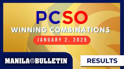 Lotto Draw Results, January 2, 2024 | Super Lotto 6/49, Lotto 6/42, 6D, 3D, 2D