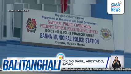 Lalaking nagpaputok ng baril, arestado; suspek, walang pahayag | Balitanghali