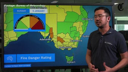 Heat and extreme fire dangers for south-east Australia on the first weekend of 2025