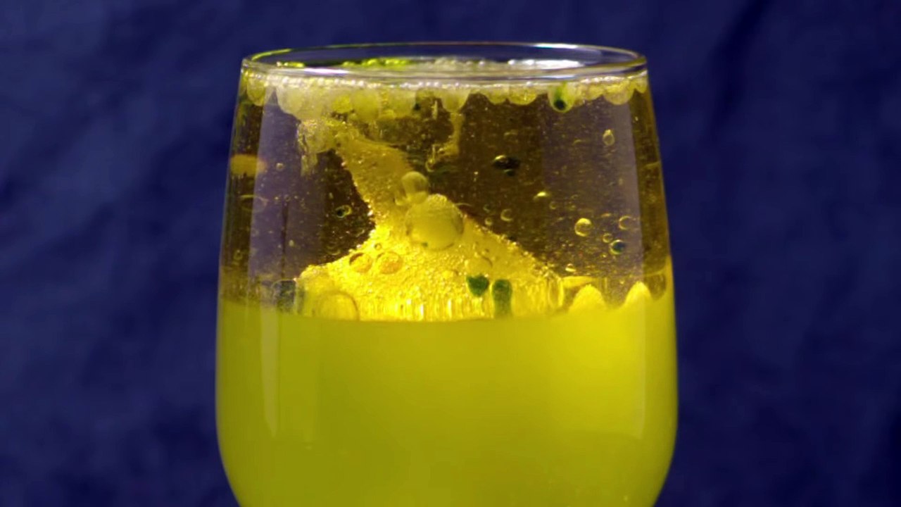 Water + Oil + Pill Of Vitamin C
