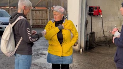 Funny clip of mom falling for prank and instantly regretting smelling strong salt